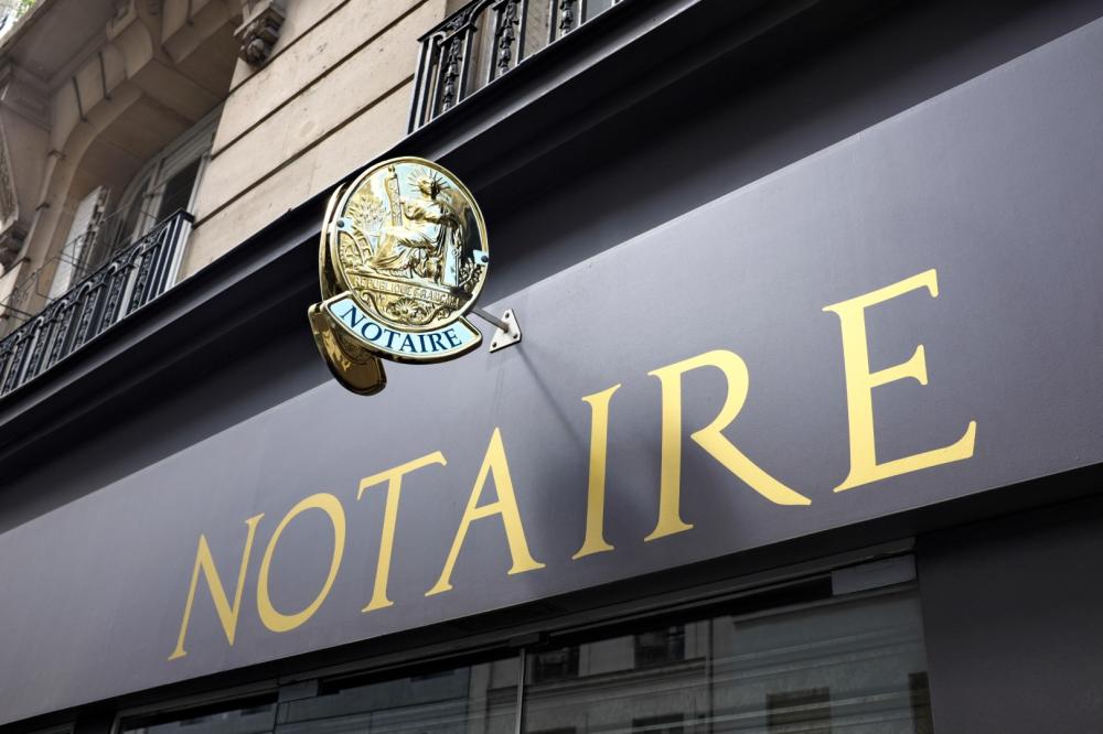 Devanture de Notaire
