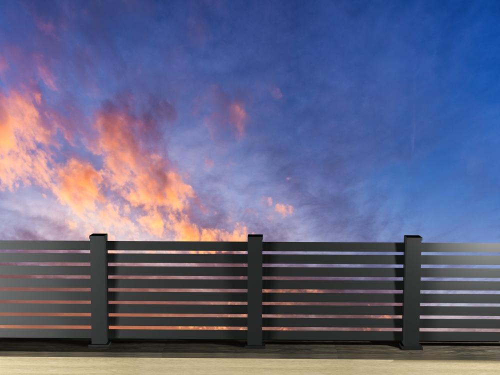 barrière en aluminium